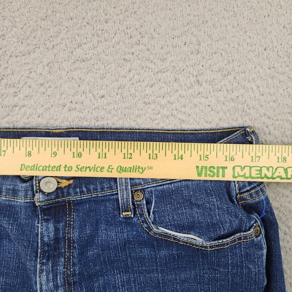 Levi's Jeans Womens Sz 14 Curvy Bootcut Dark Wash 515 Stretch Blue Denim Ladies - Picture 3 of 11